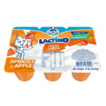 Lactino fresh cheese Apricot & apple (6x45g)
